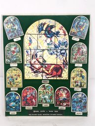 Mark Chagall 12 Stained Glass Windows Display