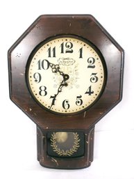 New Haven Clock Company Regulator, Made In Germany