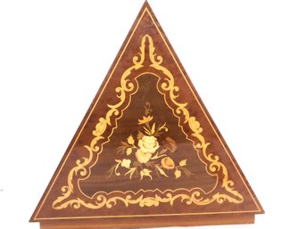 Italian Inlaid Table Top With Reuge Music Box