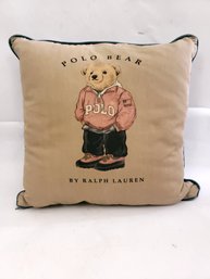 Ralph Lauren Polo Bear Pillow 17' X 17'