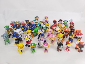 Huge Lot Of 56 Paw Patrol Figures