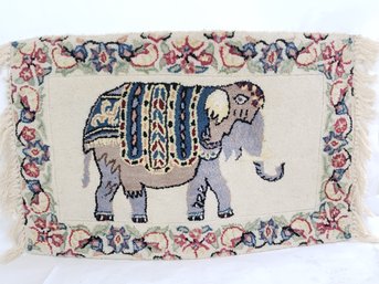 Hand Tufted Elephant Rug Made In India