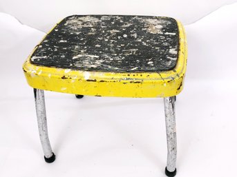 Paint Covered Cosco Foot Step Stool