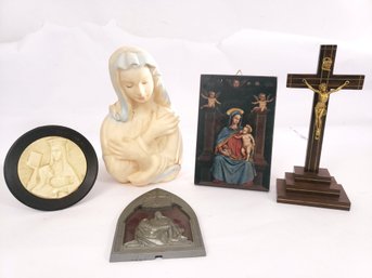 Mixed Religious Decor Lot