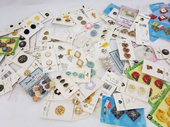 Mixed Lot Of New Craft Buttons