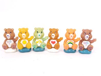 Lot Of 6 Vintage Carebear PVC Figure Lot