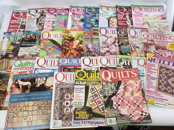 Huge Lot Of Quilting Magazines