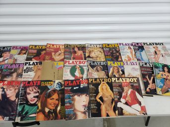 Lot Of 1980s Playboy Magazines
