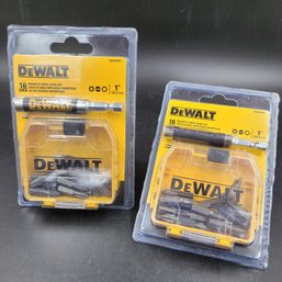 Lot Of 2 NEW IN BOX DeWalt 16 Pc Magnetic Drive Guide Sets
