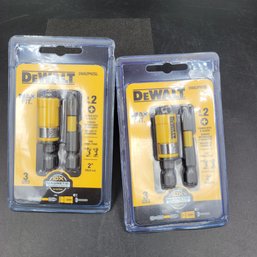 Lot Of 2 Dewalt MAXFIT #2 Screwdriver 2' Drill Bit / Impact Driver Magnetic Tool Sets