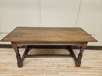 Large Oak Farmhouse Rectangular Table