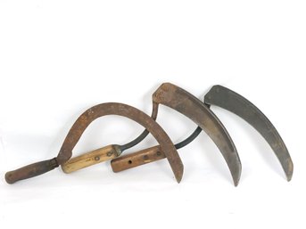 Scythe Sickle Lot Of 3