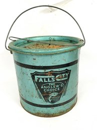 Falls City Blue Minnow Bucket