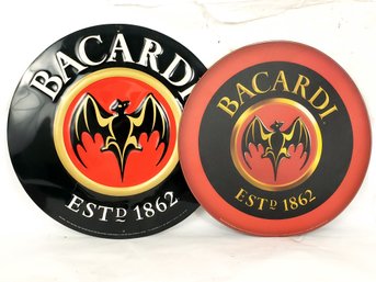 Bacardi Tin Bar Sign And Drink Mat