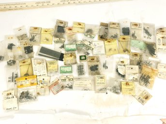 Huge Lot Of HO Train Parts And Accessories NOS