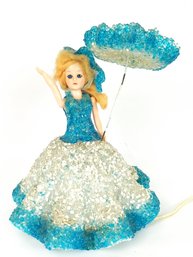 Melted Popcorn Doll  Lamp With Parasol