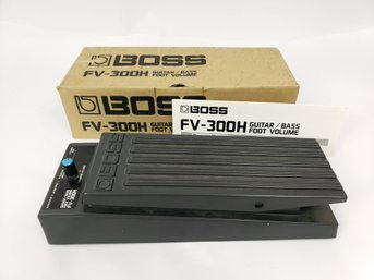 Boss FV-300H Guitar Bass Foot Volume Control