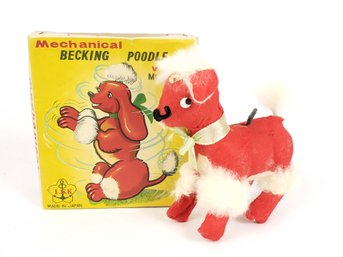 LSK Becking Poodle Mechanical Wind Up Toy In Box