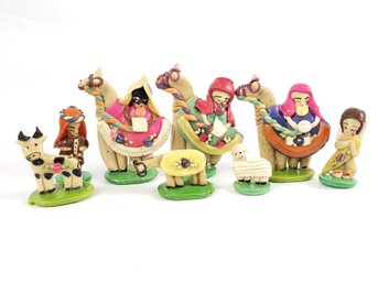 Group Of South American Pottery Figurines