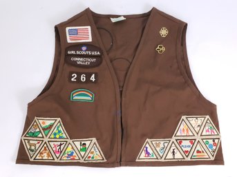 Girl Scout Vest With Patches