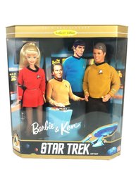 Collector Edition Star Trek Barbie And Ken