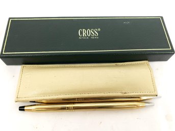 1/20 10kt GF Cross Gold Pen And Pencil Set