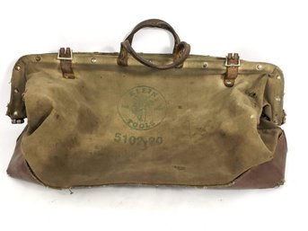 Vintage Klein 5102-20 Canvas Tool Bag