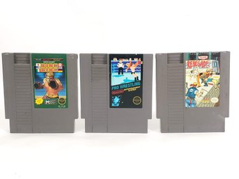 Lot Of 3 Vintage NES Nintendo Video Games