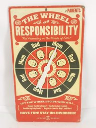 The Wheel Of Responsibility Novelty Patenting Gadget