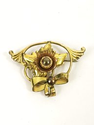 Harry Iskin 1/20 12kt Gold Brooch