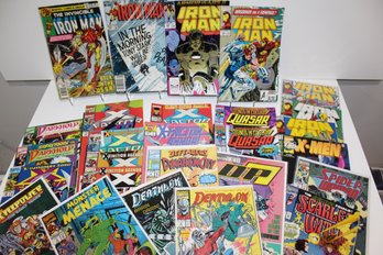 30 Comic Marvel Group - Fun Variety Of Comics - X Factor - Iron Man - Killpower - Deathlok