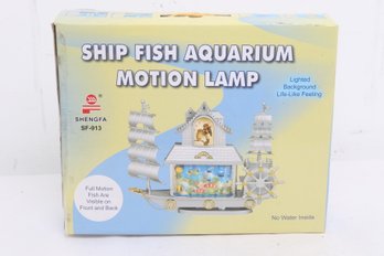 Ship Fish Aquarium Motion Lamp
