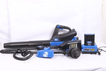 Kobalt 2-piece 40 Volt Max Cordless Leaf Blower & Weed Trimmer Bad Battery