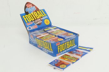 1990 FLEER FOOTBALL RACK PACK BOX 24 TOTAL PACKS UNOPENED RARE FACTORY SEALED