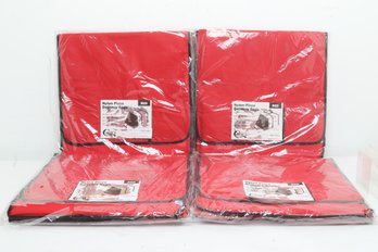 4 New Nylon Pizza Delivery Bags (20' X 20' X 12')