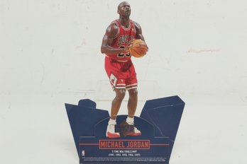 1997 UPPER DECK MICHAEL JORDAN COUNTER DISPLAY CARD BOARD CUT OUT 11x7 BULLS