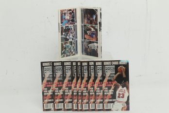 1994 POCKET PAGES CARD SHOW DIGEST LOT 10 JANUARY 1994 CARDS ON INSIDE MICHAEL JORDAN SHAQUILLE ONEAL MINT