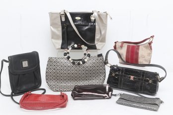 Grouping Of Pre-Owned Hand Bags, Clutches & Purses