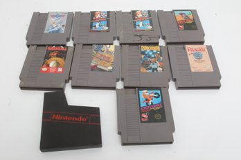 Lot Of 9  Assorted Nintendo Video Game Cartridges