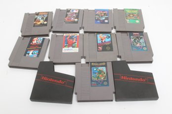 Lot Of 9  Assorted Nintendo Video Game Cartridges