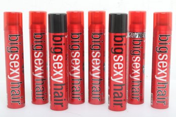 Lot Of 8 Big Sexy Hair Spray 9 Oz Cans