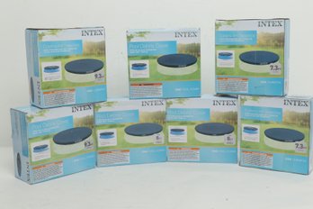 Lot Of 7 Intex Round Pool Covers Assorted Sizes