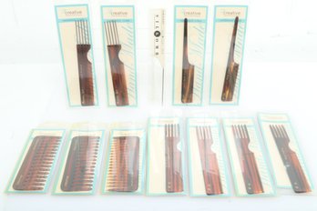 Lot Of Cp Creative Professional Combs And Hair Picks