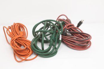 Lot Of 3 Heavy Duty Extension Cords