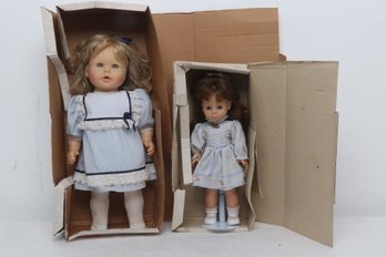 2 Vintage Gotz Dolls In Original Boxes