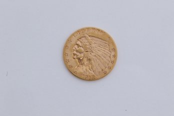 1912 $2.50 INDIAN HEAD QUARTER EAGLE GOLD COIN