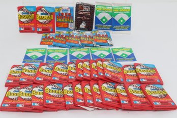 26 Donruss Wax 1988 Baseball - 1990 Fleer Wax Baseball 6 Packs - 7 Pre- Rookie Premier 1990