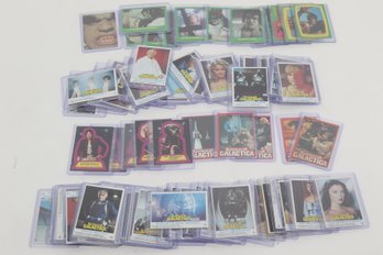 1978 Battlestar Galactica Cards (73) - 10 Hulk Cards & 3 Sticker Cards 1979