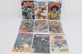 7 Batman And The Outsiders Comics 1st Series - Batman Day Of Judgment- Batman Punisher- Suicide Squad #2 & #7