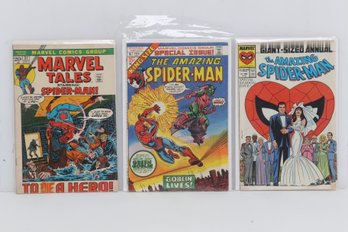 1973 Amazing Spider- Man Annual #9 Very Collectible -1972 Marvel Tales #37- Amazing Spider- Man Annual #21!